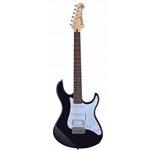 PAC012 BLACK Yamaha PAC012DLX Pacifica Electric Guitar - Black6-string Solidbody Electric with Agathis Body, Maple Neck, Rosewood Fingerboard, and Two Single-coil and One Humbucking Pickup